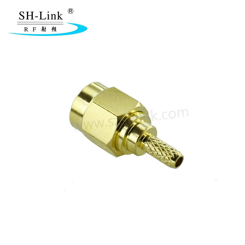 RF SMA coaxial male connector for RG316 RG174 cable